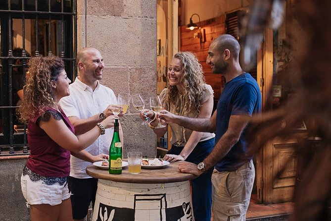 Born to Eat: Gourmet Tapas & Wine Small Group Tour in Old Barcelona - Mercat del Born and the city beneath the market