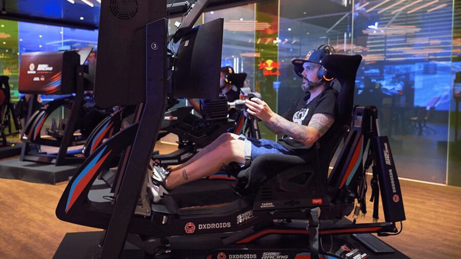 Casino Barcelona – Car Racing Simulator + Welcome Drink - A New Car and Track Each Week