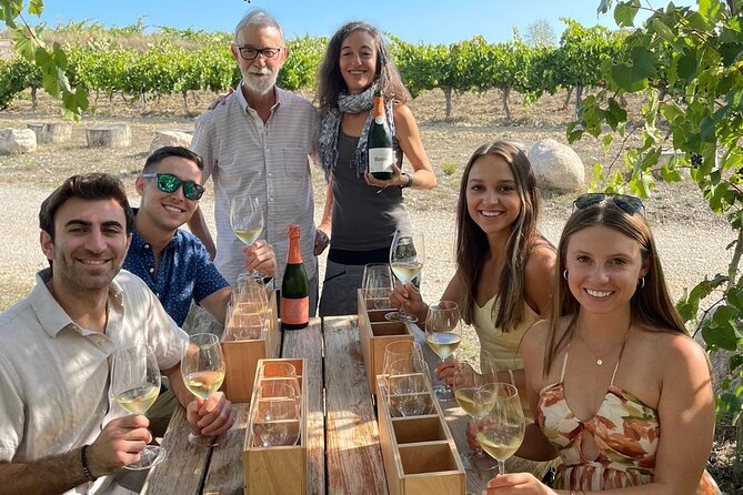 Cava tour to 3 family wineries with hotel pick-up - Leaving Barcelona for the Penedès