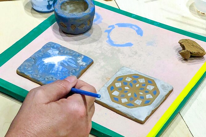 Ceramic Tiles Small Group Workshop in Barcelona - Two tiles, two different kinds of souvenir