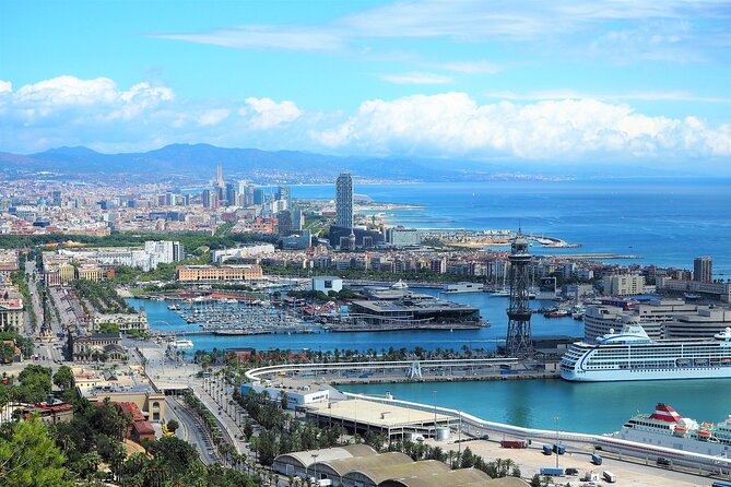 E-Bike Barcelona Highlights & Park Guell in Small Group - Barceloneta and the Mediterranean air