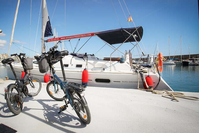 Ebike Tour, Winery, Wine Tasting & Sailing Experience(car option) - Sailing back toward Barcelona