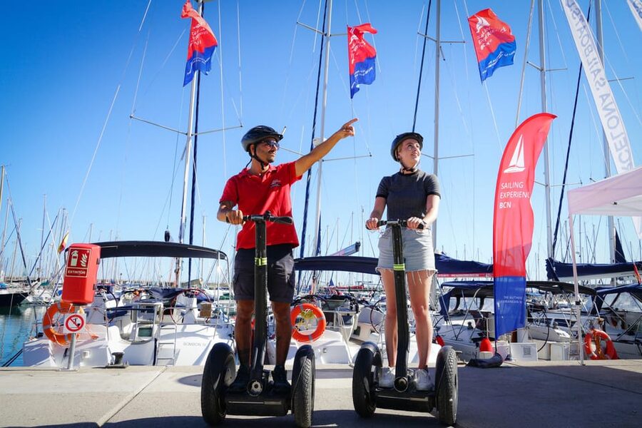 Enjoy a Guided Segway Tour in Barcelona - Forum Park and the end of the ride
