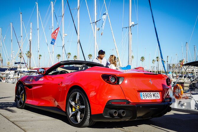 Ferrari Car Driving & Sailing Experience Barcelona - One driver, one passenger, two boat seats