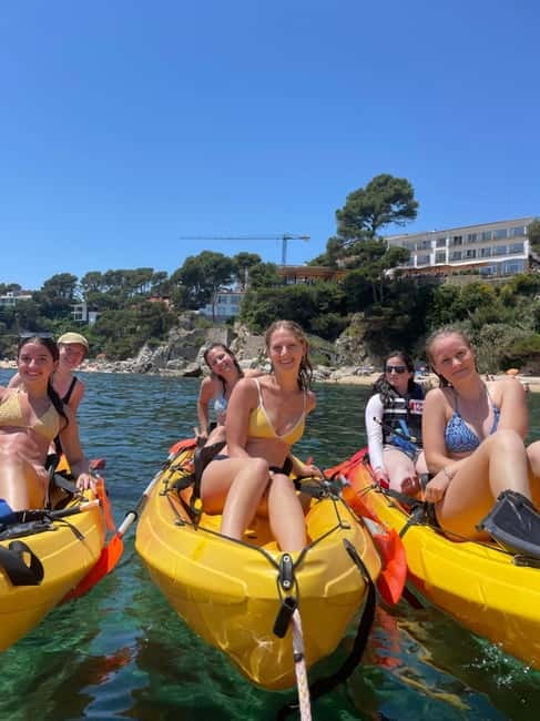 From Barcelona: Costa Brava Kayak & Snorkel Tour with Picnic - The 75-minute ride to Platja d’Aro