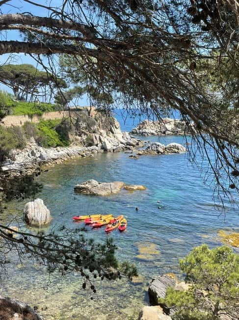 From Barcelona: Costa Brava Kayak & Snorkel Tour with Picnic - Four hours of coves, caves, and open water
