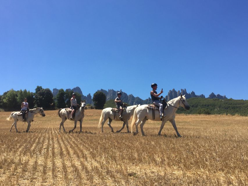 From Barcelona: Horseback Tour in Montserrat National Park - One hour at the Benedictine abbey