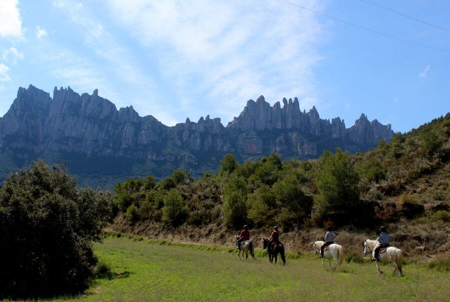 From Barcelona: Horseback Tour in Montserrat National Park - Riding through Montserrat National Park