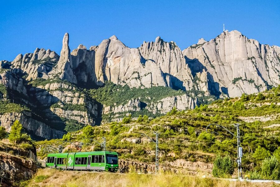 From Barcelona: Montserrat Day Trip with Optional Tickets - The rack railway climb into the mountains