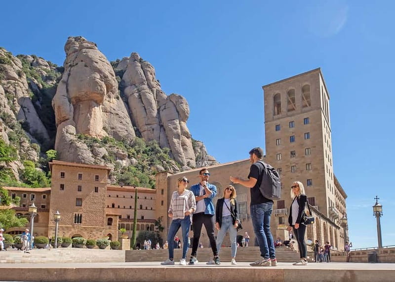 From Barcelona: Montserrat Full-Day Guided Tour - Entering Montserrat Monastery and its basilica