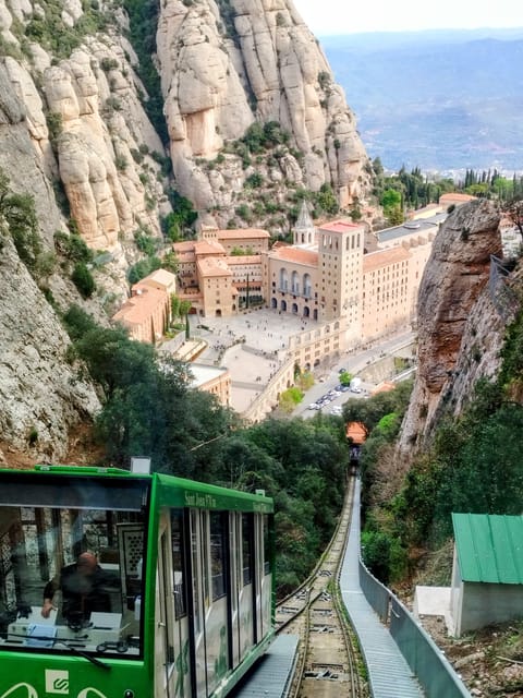 From Barcelona: Montserrat Monastery & Hike with Cable Car - Riding Sant Joan Funicular to the upper trails