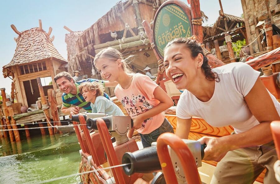 From Barcelona: PortAventura Theme Park Ticket & Transfer - Water attractions and add-on parks