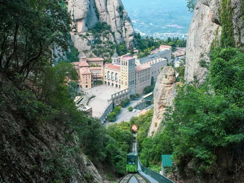 From Barcelona: Private Montserrat Guided Tour - Entering the Benedictine abbey and basilica