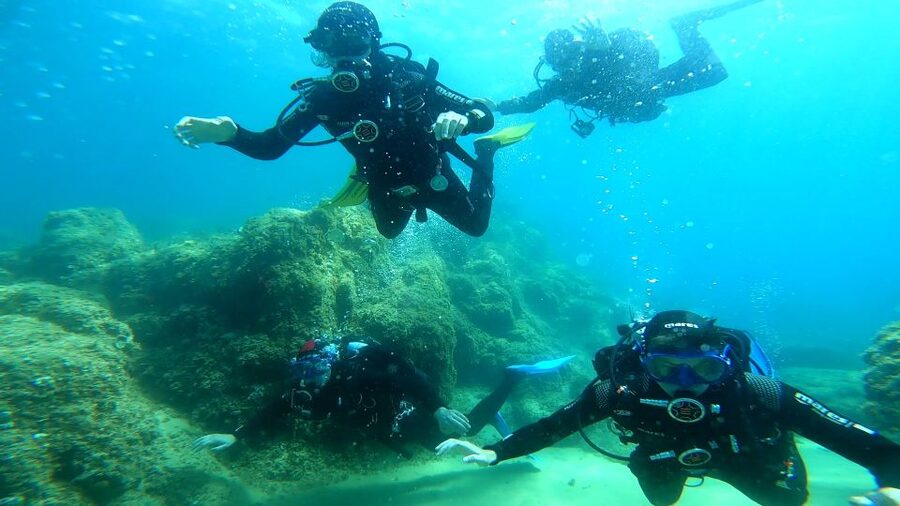 From Barcelona: Tossa de Mar Scuba Diving and 3-Course Meal - Learning the basics before going underwater