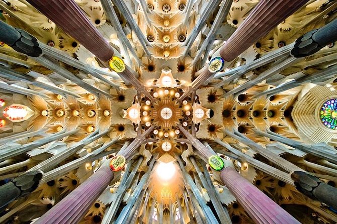 Golden Hour in Gaudi's Sagrada Familia with expert Guide - Entering the basilica with a guide beside you
