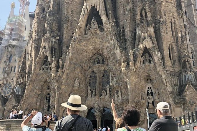 Golden Hour in Gaudi's Sagrada Familia with expert Guide - Exploring the unfinished facades from the outside
