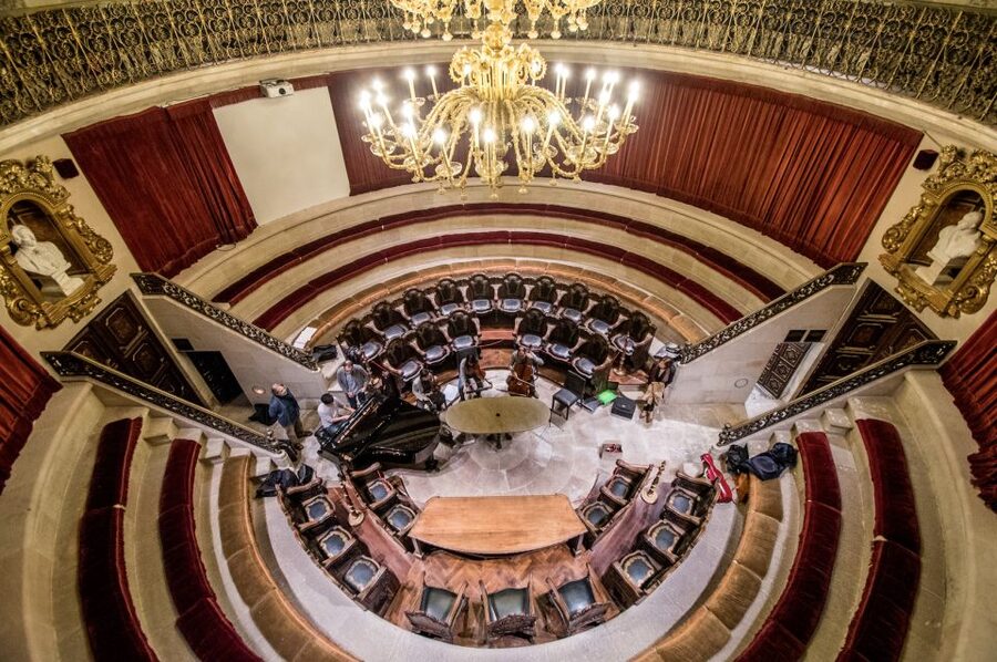 Guided Tour at Catalonia's Royal Academy of Medicine - Entering the 18th-century anatomical amphitheater