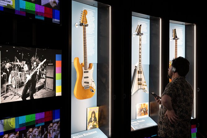 Guitar Legends Hall: Entrance to the Immersive Rock Museum - Room five: music videos and the rise of MTV