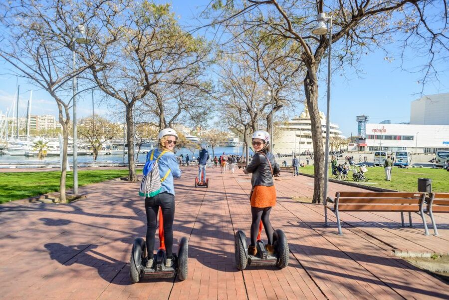 Intro Segway Tour Barcelona 1h - Port Vell, the harbor, and the waterfront