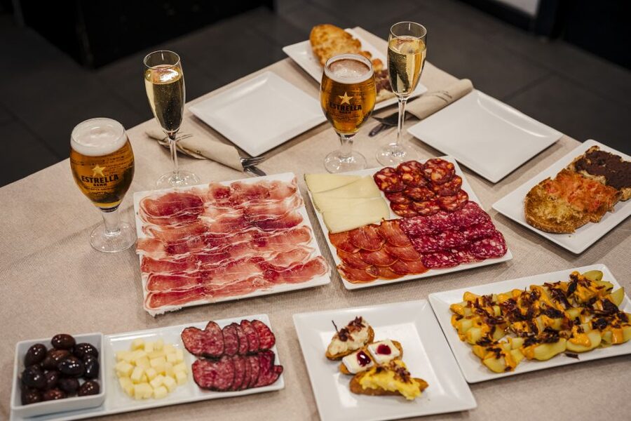 Menu Ibérico - Jamón & Cava near Sagrada Familia - A cool shot of gazpacho