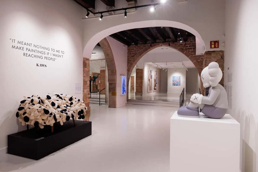 Moco Museum Barcelona Banksy & More - Digital rooms and light installations change the mood