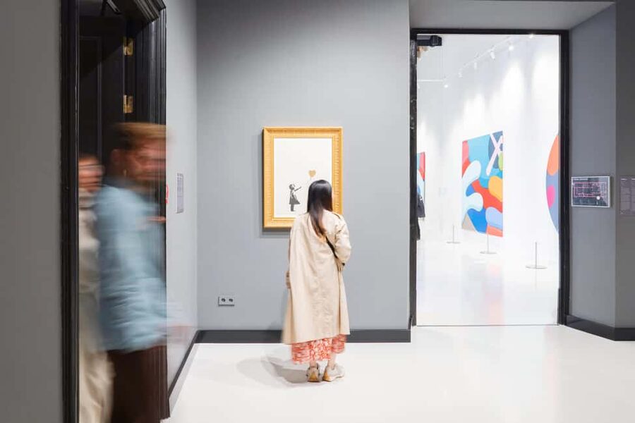 Moco Museum Barcelona Banksy & More - The Palau Cervelló gives the art a sense of place