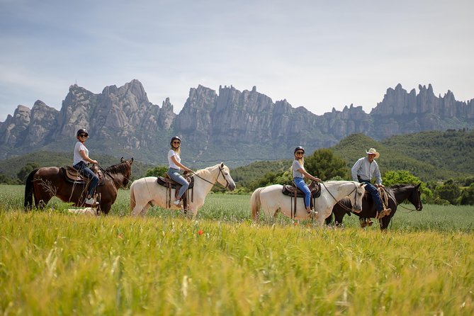 Montserrat Monastery & Horse Riding Experience from Barcelona - The ranch briefing and horse selection