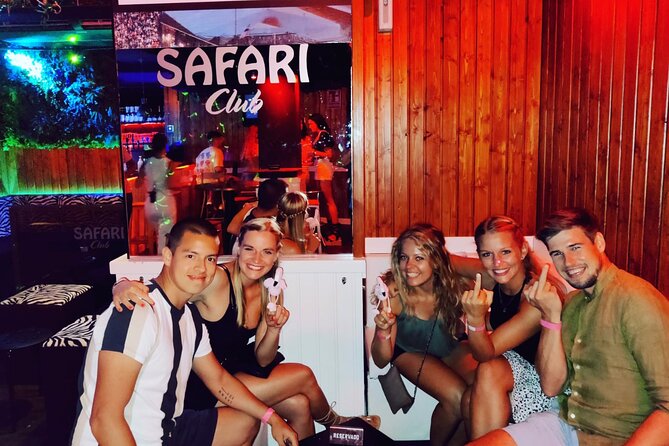 Nightlife Tour - Barcelona Bar Crawl with Flamingos - Rambla Catalunya between the venues