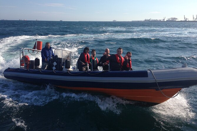 One-hour High-Speed Powerboat Ride - From Moll de la Barceloneta into Port Vell