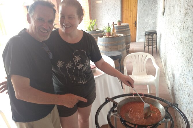 Paella Class, Winery & Bike Ride - Free Hotel Pickup from Sitges - Cycling through the Catalan vineyards