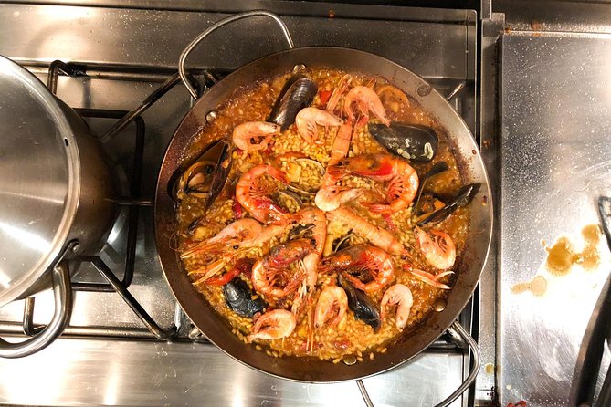 Private Barcelona Market Tour & Paella Cooking Class with Josh - Sitting down to the meal you helped make