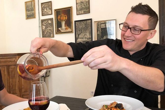 Private Barcelona Market Tour & Paella Cooking Class with Josh - The walk to the private cooking studio