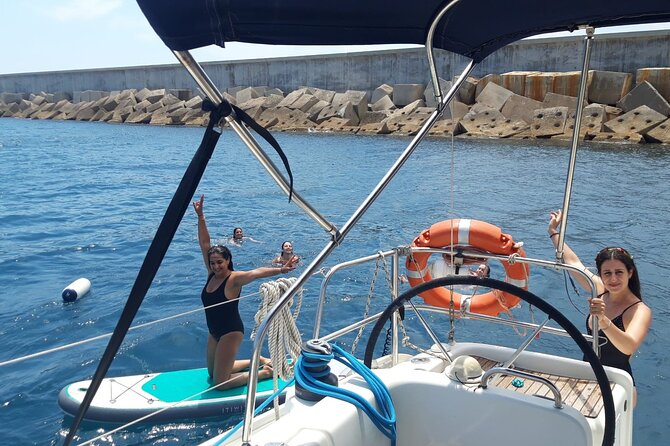 Private sailing and paddlesurfing tour with skipper up to 11 people - Paddle surf, swimming, snacks, and drinks