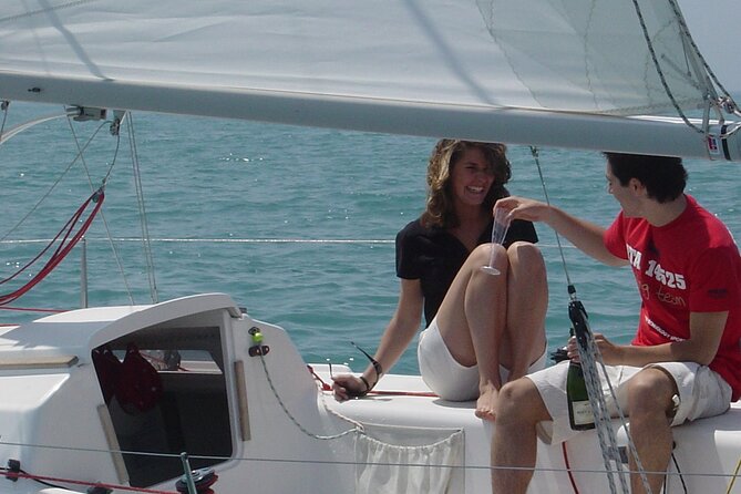 Private Sailing Trip with a Bottle of Cava in Barcelona - Barcelona’s skyline from the sea