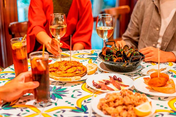 Private Tour: Tapas, Wine & Flamenco Show in Barcelona’s Old Town - What you actually eat at the two tapas bars