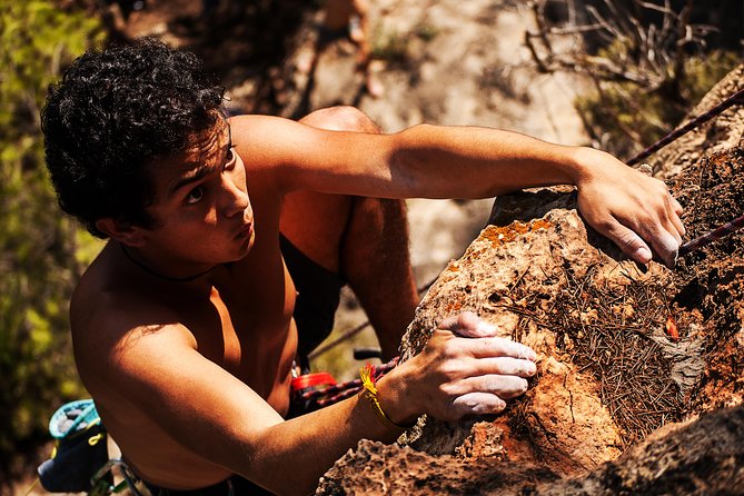 Rock Climbing Barcelona - The swim and drink that finish the day