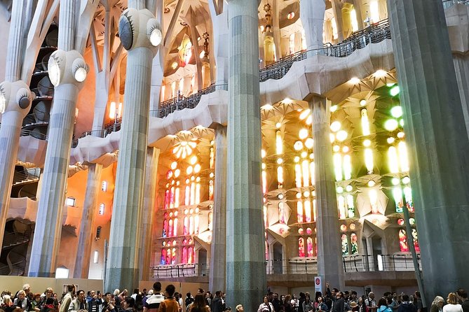 Sagrada Familia & Gaudi Tour Private or Small Group with Tickets - From Plaça Reial into Barcelona’s old center