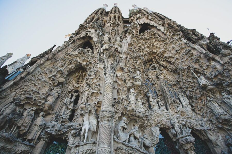 Sailing Experience, Sagrada Familia & Park Guell - Entering Sagrada Familia With a Guide