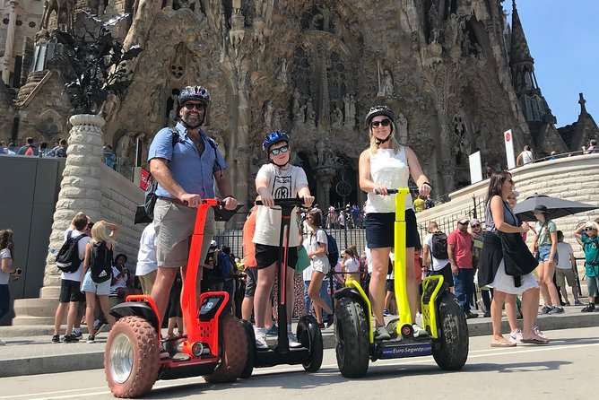 Segway Tour to Sagrada Familia views - From the Gothic Quarter toward Port Vell