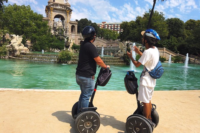 Segway Tour to Sagrada Familia views - Ciutadella Park and its fountain
