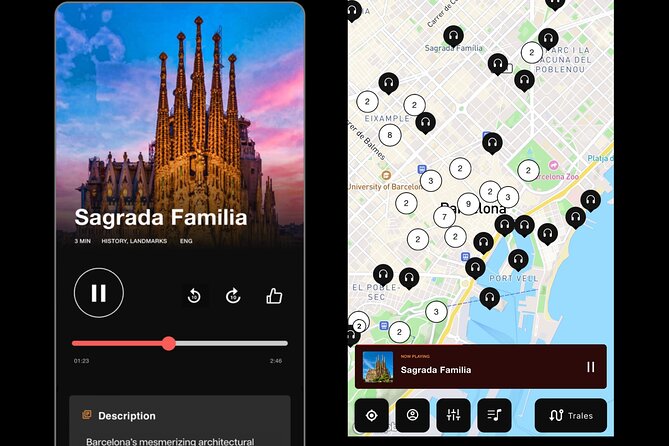 Self-Guided Tours Barcelona: 150+ Captivating Audio Stories - What the 150-plus stories cover