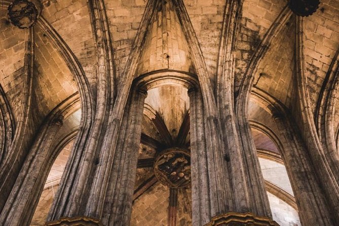 Small Group Barcelona Walking Tour, Flamenco Show & Tapas Dinner - Reading Barcelona’s past in the Gothic Quarter