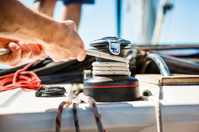 Small-Group Sailing Lesson in Barcelona - Learning to steer with Barcelona in view