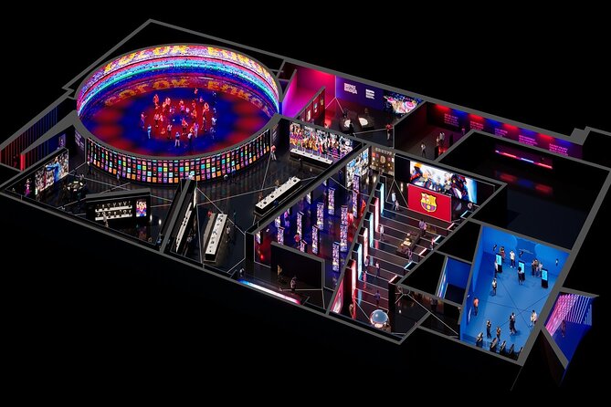 Spotify Camp Nou Private Tour with Hotel Pick-up - Exploring the 18 museum spaces