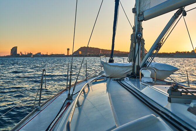 Sunset Sailing Cruise in Barcelona led by Young & Local Captain - Cava, wine, and snacks on board