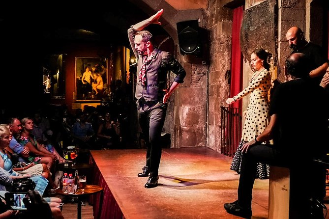 Tapas, Wine and Flamenco Private Tour in Barcelona - Starting at Plaça Reial and walking toward the old city