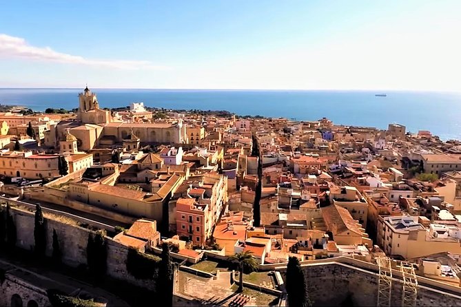 Tarragona Private Tour with Hotel Pick Up - The market and Rambla Nova show present-day Tarragona