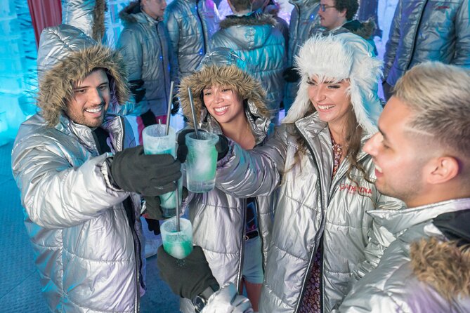 The Ice Bar Experience at Icebarcelona - The included cocktail and terrace option