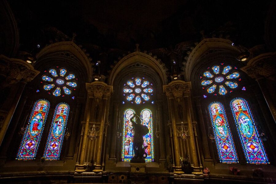 Trans Montserrat: Return Ticket and Audiovisual Exhibit - Walking above the monastery