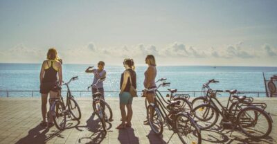 Unusual Barcelona Bike Tour in French
